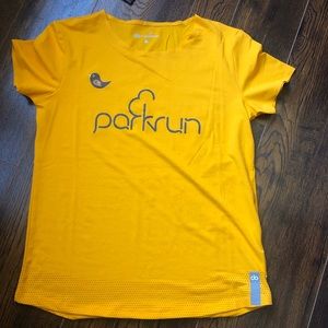 parkrun Apricot Running T-shirt Medium NWT